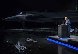 General Antonio Carlos Moretti Bermudez, chef för det brasilianska flygvapnet, talade i Linköping.