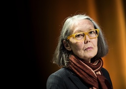 Kanadensiska poeten Anne Carson är både läst och egensinnig och därför ett troligt val, enligt bedömare. Arkivbild.