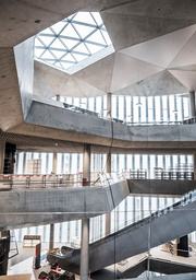 Oslos nya huvudbibliotek är ritat av Lund Hagem arkitekter och Atelier Oslo. Arkivbild.