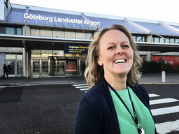 Charlotte Ljunggren, direktör för marknad och kommersiell utveckling hos Swedavia.