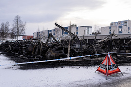 Branden skedde vid 22-tiden på fredagskvällen.