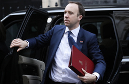 Storbritanniens hälsominister Matt Hancock. Arkivbild.
