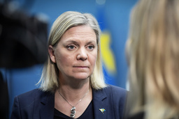 Finansminister Magdalena Andersson (S) kommenterar Arbetsförmedlingens varselstatistik med anledning av coronautbrottet.