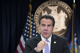 Delstaten New Yorks demokratiske guvernör Andrew Cuomo. Arkivbild.