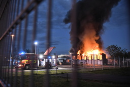Ett viktigt meddelande till allmänheten (VMA) sändes under natten ut på grund av brandrök över centrala Borlänge.