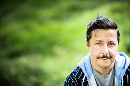 Komikern och tv-profilen David Sundin ger nu ut en ny barnbok, denna gång om en bok som verkligen inte vill bli läst. Arkivbild.