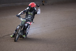 Fredrik Lindgren och hans lagkamrater Oliver Berntzson och Victor Palovaara tog brons i lag-VM i speedway. Arkivbild.