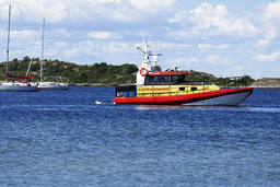En av Sjöräddningssällskapets båtar i Bohuslän i mitten av juli. Arkivbild.