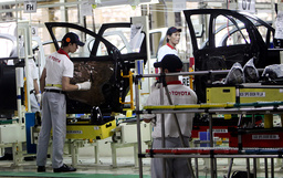 Biltillverkaren Toyota missar förväntningarna. Arkivbild.