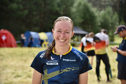 Johanna Öberg kom sexa på medeldistansen i orienterings-VM