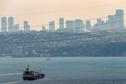 Det första fartyget med ukrainskt spannmål lämnade hamnen i Odessa den 1 augusti. Arkivbild.