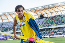 Armand Duplantis är det största svenska guldhoppet i friidrotts-EM i München. Arkivbild.
