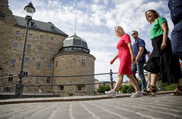 Statsminister Magdalena Andersson besökte Örebro under tisdagen.