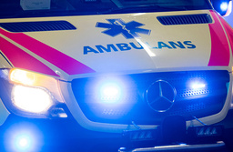 En person har förts till sjukhus efter en brand på Statens servicecenter i centrala Västerås. Arkivbild.