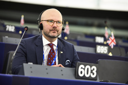 Member of the European Parliament Charlie Weimers (SD).