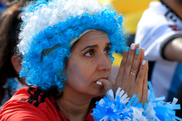 Argentina's fans got nothing to enjoy in the World Cup premiere.