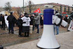 Demonstration against social services in Gothenburg in February this year. Archive image.