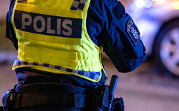 En polis har blivit påkörd vid en trafikkontroll i Halmstad. Arkivbild.