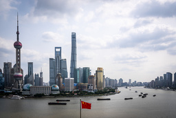 Miljonstaden Shanghai är en av städerna som sjunker i Kina, enligt en studie publicerad i Science. Arkivbild.