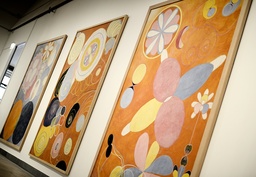 Moderna museeet visade utställningen 'Hilma af Klint - abstrakt pionjär' 2013. Arkivbild.