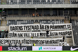 AIK:s supportrar bojkottade bortamatchen mot BP. Arkivbild.