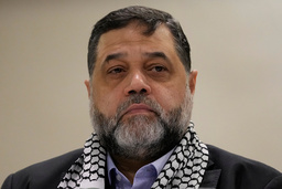 Osama Hamdan tillhör terrorstämplade Hamas ledarskikt. Bild från i mars.