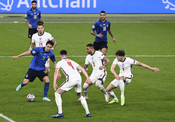 Italien slog England i senaste EM-finalen, 2021.