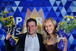 Zebastian Modin och Ebba Årsjö är årets paraidrottare.