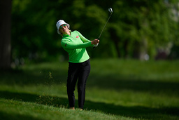 Madelene Sagström under LPGA-tourtävlingen i New Jersey.