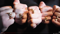 Bild från musikvideo där rävringar som kopplas till Foxtrotnätverket syns. Anbudstiden för en liknande ring löpte ut på onsdagen.