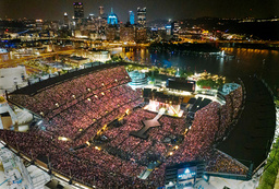 En Taylor Swift-konsert i Pittsburgh 2023. Arkivbild.
