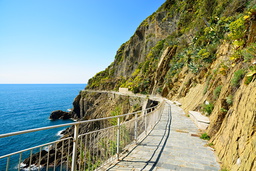 Via dell Amore, Kärlekens stig, nära Cinque Terre i Italien öppnar återigen för turister.