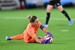 Jennifer Falk lyckades hålla nollan mot Arsenal.