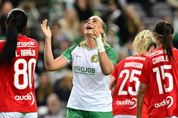 Cathinka Tandberg och Hammarby föll tungt i Champions League-kvalet mot Benfica, 1–2.