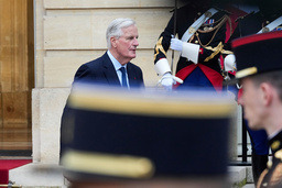 Frankrikes premiärminister Michel Barnier. Arkivbild.