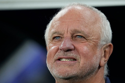 Australiens förbundskapten Graham Arnold hoppar av med omedelbar verkan. Arkivbild.