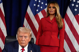 Donald Trump och hans fru Melania Trump i samband med Republikanernas konvent i juli i år. Arkivbild.