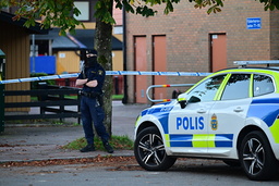 En explosion inträffade utanför en bostad i Angered förra veckan. Arkivbild.