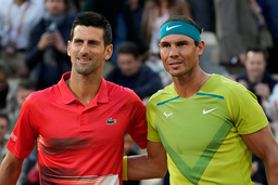 Novak Djokovic och Rafael Nadal ska i veckan spela en omstridd turnering i Saudiarabien, tillsammans med flera tennisstjärnor. Arkivbild.