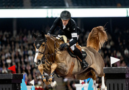 Henrik von Eckermann under Sweden International Horse Show år 2022. Arkivbild.