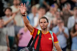 Rafael Nadal under sommarens OS. Arkivbild.