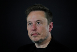 X ägare Elon Musk. Arkivbild.