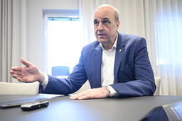 Svenska Fotbollförbundets ordförande Fredrik Reinfeldt. Arkivbild.