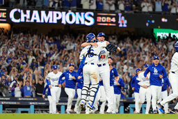 Los Angeles Dodgers firar segern mot New York Mets. Los Angeles ställs nu mot New York Yankees i finalen.