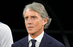 Roberto Mancini får sparken som förbundskapten för Saudiarabien. Arkivbild.