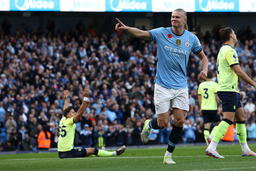 Erling Braut Haaland, matchvinnare för Manchester City.