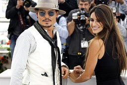 Johnny Depp och Penelope Cruz spelade mot varandra i en av 'Pirates of the Caribbean'-filmerna. Arkivbild.