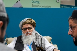 Matiul Haq Khalis, chef för den afghanska delegationen på COP29.