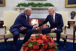 USA:s tillträdande president Donald Trump och landets avgående president Joe Biden.