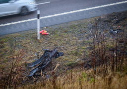 En kvinna och två barn omkom i en olycka på E22 utanför Kristianstad.